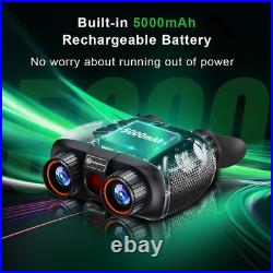 1000m 8K Night Vision Binoculars 3D VR 6X Digital Infrared Night Vision Compass