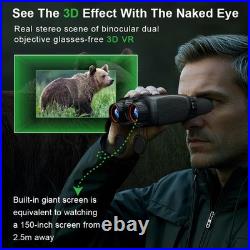 1000m 8K Night Vision Binoculars 3D VR Infrared Night Vision NVG 6X Digital Zoom