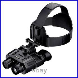 1080P 3D NV8000 Night Vision Binoculars Goggles Head Mount Infrared Night Vision