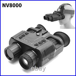 1080P 3D NV8000 Night Vision Binoculars Goggles Head Mount Infrared Night Vision