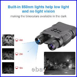 1080P Digital Binoculars Night Vision 12x Goggles Video Recorder with 2.3 Screen