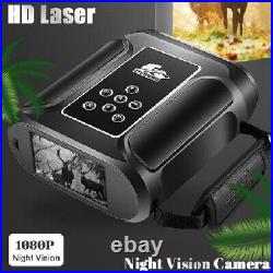 1080P HD Laser Night Vision Infrared Binoculars 10x Zoom LCD Digital Telescope