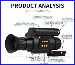 1080P HD Monocular Night Vision Scope Infrared 940nm Digital Hunting Telescope e 1080P HD Monocular Night Vision Scope Infrared 940nm Digital Hunting Telescope e