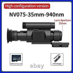 1080P HD Monocular Night Vision Scope Infrared 940nm Digital Hunting Telescope e 1080P HD Monocular Night Vision Scope Infrared 940nm Digital Hunting Telescope e