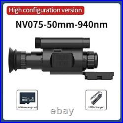 1080P HD Monocular Night Vision Scope Infrared 940nm Digital Hunting Telescope e 1080P HD Monocular Night Vision Scope Infrared 940nm Digital Hunting Telescope e