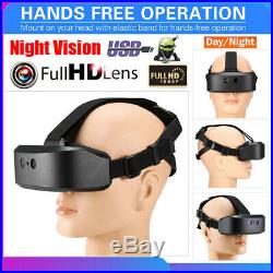 1080P Head Mounted Night Vision Goggle Scope Infrared HD Outdoor Hunting Hiking