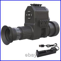 1080p Hunting Night Vision Scope Video Camera Monocular Attachment DVR with B 1080p Hunting Night Vision Scope Video Camera Monocular Attachment DVR with B