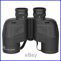 10X50 Binoculars For Stargazing BAK4 Prism Waterproof With Rangefinder Compass