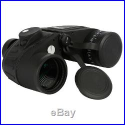 10X50 Binoculars Night Vision Rangefinder Compass Waterproof Fogproof BAK4 Prism