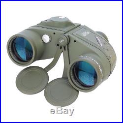 10X50 Binoculars with Night Vision Rangefinder Compass Waterproof for Adults