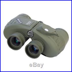 10X50 Binoculars with Night Vision Rangefinder Compass Waterproof for Adults