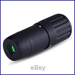 10x18 Mini Black Monocular Telescope Non Infrared High Power Night Vision