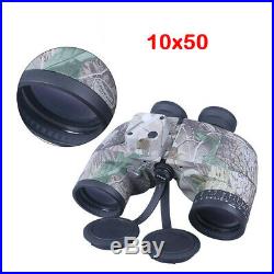 10x50 Binocular with Digital Compass with Coordinate Ranging HD Bak4 Rangefinder