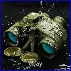 10x50 Marine Binoculars Waterproof Digital Compass Telescope lll Night Vision