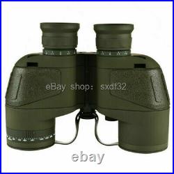 10x50 Marine Binoculars Waterproof Digital Compass Telescope lll Night Vision