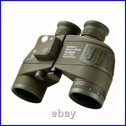 10x50 Marine Binoculars with Night Vision Rangefinder and Waterproof Compass NEW