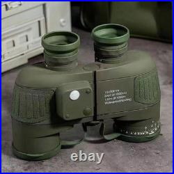 10x50 Marine Binoculars with Night Vision Rangefinder and Waterproof Compass NEW