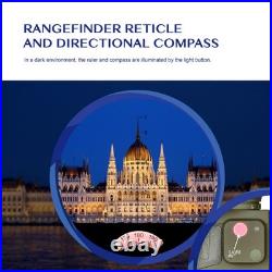 10x50 Marine Binoculars with Night Vision Rangefinder and Waterproof Compass NEW
