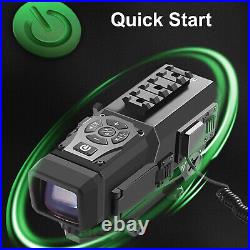 1200M Laser Rangefinder 4X Digital Zoom Night Vision Video Camera Scope Sights