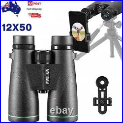 12x50 Binocular Telescope BAK4 FMC Low-Light Night Vision Compact Binocular