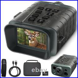 1968ft Night Vision Goggles with Rangefinder 4K 48MP Digital Infrared Binoculars