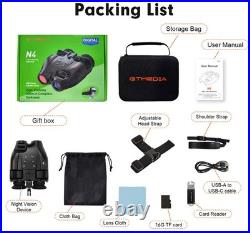 1PCS Head Mounted Night Vision Binoculars Digital Infrared Goggles Rechargeable