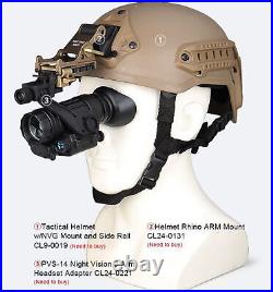 1X32 IR Night Vision Monocular Infrared Digital Scope Helmet Mount for Hunting