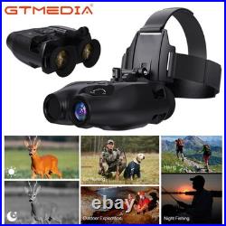 1X Night Vision Goggles Binoculars Digital IR Head Mounted Hunting Rechargeable