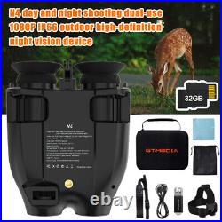 1X Night Vision Goggles Binoculars Digital IR Head Mounted Hunting Rechargeable 1X Night Vision Goggles Binoculars Digital IR Head Mounted Hunting Rechargeable