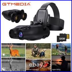 1X Night Vision Goggles Binoculars Digital IR Head Mounted Hunting Rechargeable 1X Night Vision Goggles Binoculars Digital IR Head Mounted Hunting Rechargeable