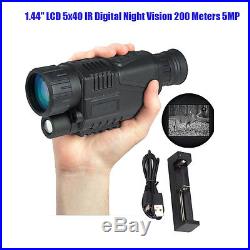 1.44 LCD Digital Night Vision Monocular 5x40 Optical Zoom 200m Range Photos