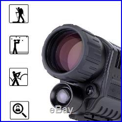 1.5 5x40 Digital Night Vision Monocular Zoom Scope Video/Photo ShootingPlayback