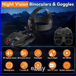 2025 New Night Vision Goggles Head Mounted Infrared Binoculars For Adults