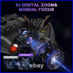 2026 Head Mounted Night Vision Binoculars Digital Infrared Goggles Rechargeable