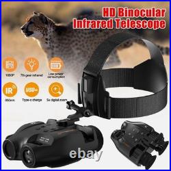 2026 Head Mounted Night Vision Binoculars Digital Infrared Goggles Rechargeable