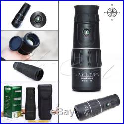 26x52 Low Light Level Night Vision Optics Zoom Lens Camping Monocular Telescope