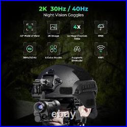 2Pcs NVG30 Night Vision Goggles with Mount -4X Night Vision Binoculars Recording 2Pcs NVG30 Night Vision Goggles with Mount -4X Night Vision Binoculars Recording