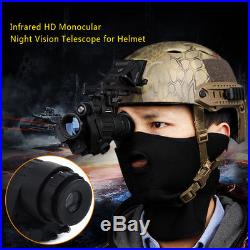 2X Infrared Dark Monocular Telescope Scope IR Night Vision for Hunting Helmet