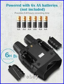 2.3 4X Zoom IR Night Vision Binoculars FOV 10° Fliter Cover for Bird Watching