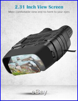 2.3 4X Zoom Night Vision Binoculars Photos Videos Camera FOV 10° Fliter Cover