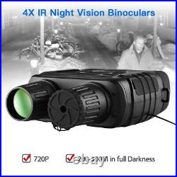 2.3 720P IR Night Vision Binoculars Fliter Cover 300M in Full Darkness FOV 10°