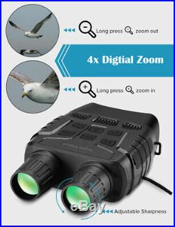 2.3 720P IR Night Vision Binoculars Fliter Cover Photos Videos Camera FOV 10°