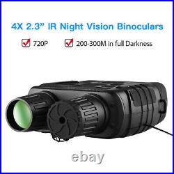 2.3 720P IR Night Vision Binoculars Photos Videos Camera Hunting Wildlife Cam