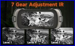 2.3 Night Vision Binoculars 300 Yards IR Telescope 4X Zoom 720P Camera+32GB