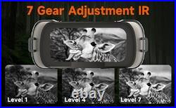 2.3 Night Vision Binoculars 300 Yards IR Telescope 4X Zoom 720P Camera+32GB