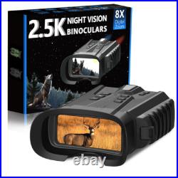 2.5K Night Vision Binoculars Goggles Infrared 8X Digital Zoom 500M Camping Scope 2.5K Night Vision Binoculars Goggles Infrared 8X Digital Zoom 500M Camping Scope