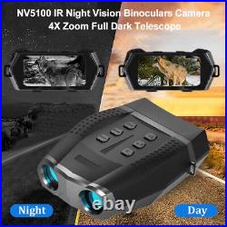 2.5 Night Vision 1080P Binoculars IR 4X Zoom Photo Video Camera Recorder + 32GB