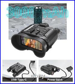 2.7 NV8161 4K 36MP Helmet Binocular Night Vision Goggles for Tactical Helmet