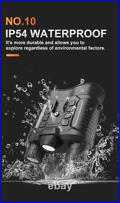 2.7 NV8161 4K 36MP Helmet Binocular Night Vision Goggles for Tactical Helmet