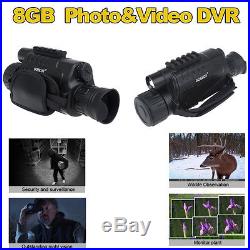 2 Battery Charger Kit+ WG-37 Night Vision Digital IR Monocular 5x40 200m Range